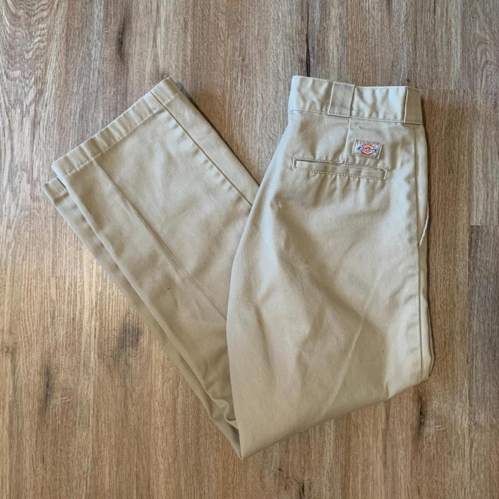 Dickie workwear skate chino cotton pants in tan - size 31x29 mens